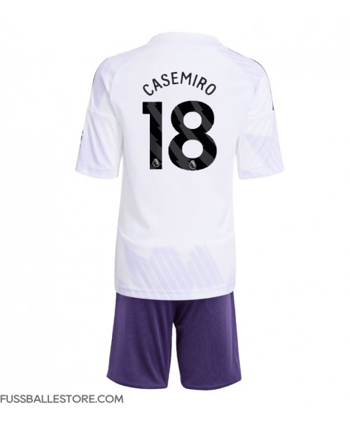 Günstige Manchester United Casemiro #18 Auswärts Trikotsatzt Kinder 2025-26 Kurzarm (+ Kurze Hosen) Günstige Manchester United Casemiro #18 Auswärts Trikotsatzt Kinder 2025-26 Kurzarm (+ Kurze Hosen)